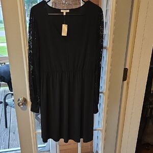 Maurices Black Bishop Sleeve Sundress